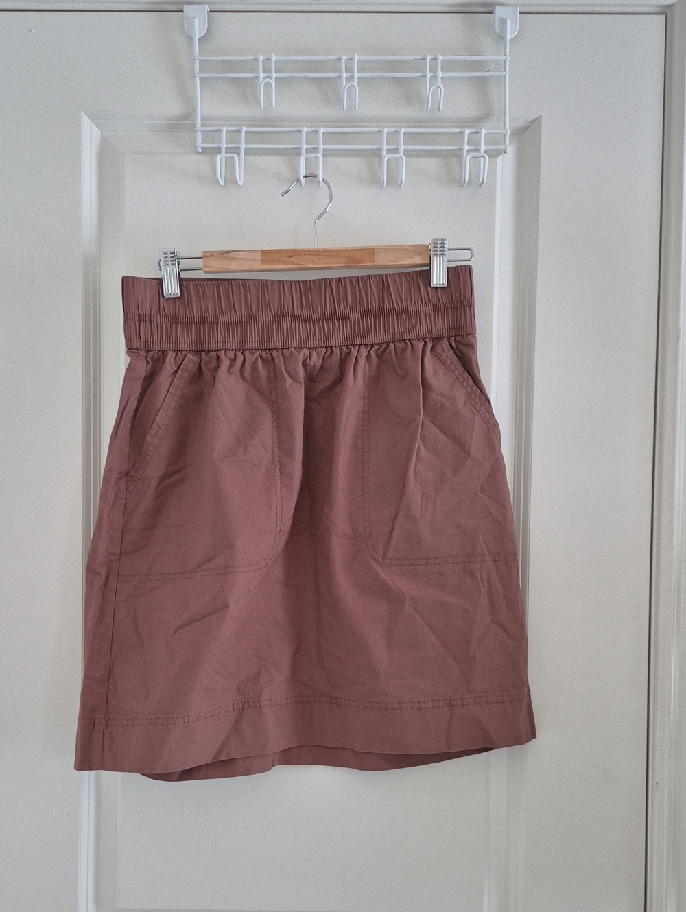 Reitmans Dusty Rose Elastic-Waist Mini Skirt